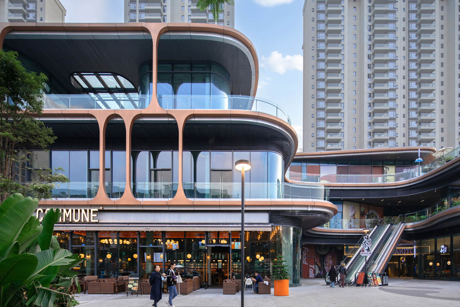 Aedas,成都超線公園,商業街區,公共街區,商場景觀設計,成都,超線公園商業街區,購物商業街,購物步行街