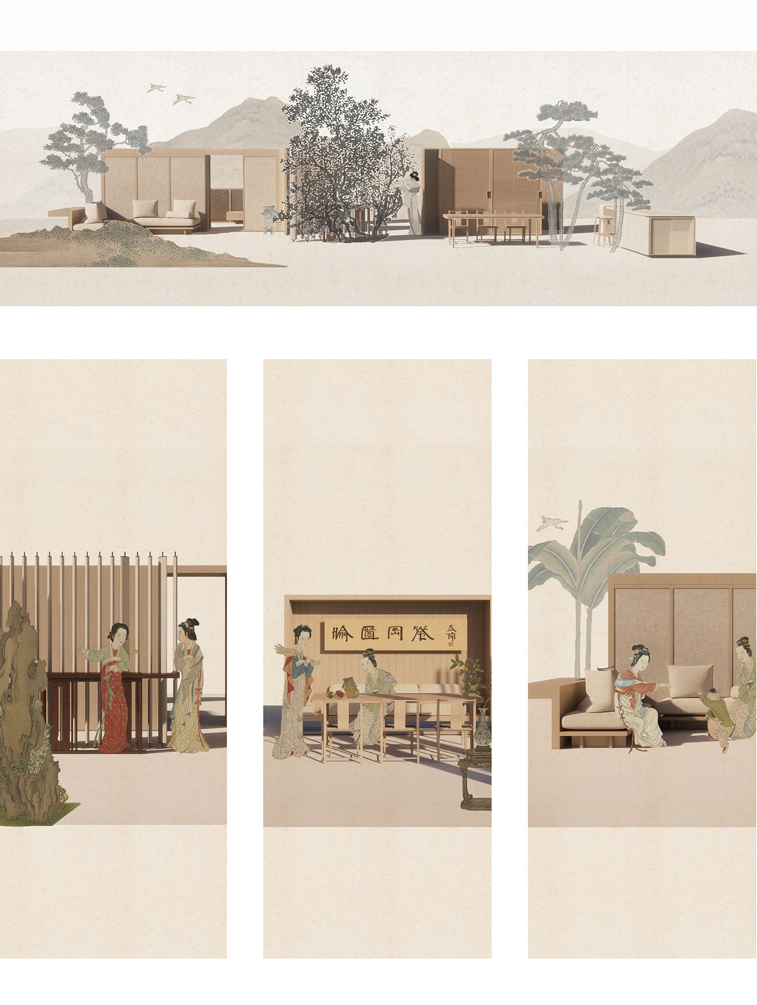 200㎡大平層設計,200㎡,大平層設計,住宅設計,現代風格大平層設計,大平層設計案例,大平層設計方案,北京大平層-所有,北京,行十設計