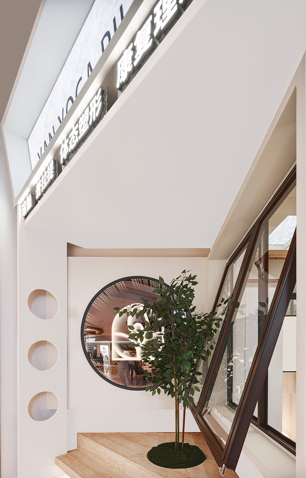 瑜伽工作室設計,普拉提工作室設計,瑜伽店設計,瑜伽空間,瑜伽店設計案例,瑜伽店設計方案,重慶研瑜伽-在柔光中悄然生長,重慶,悟幾設計