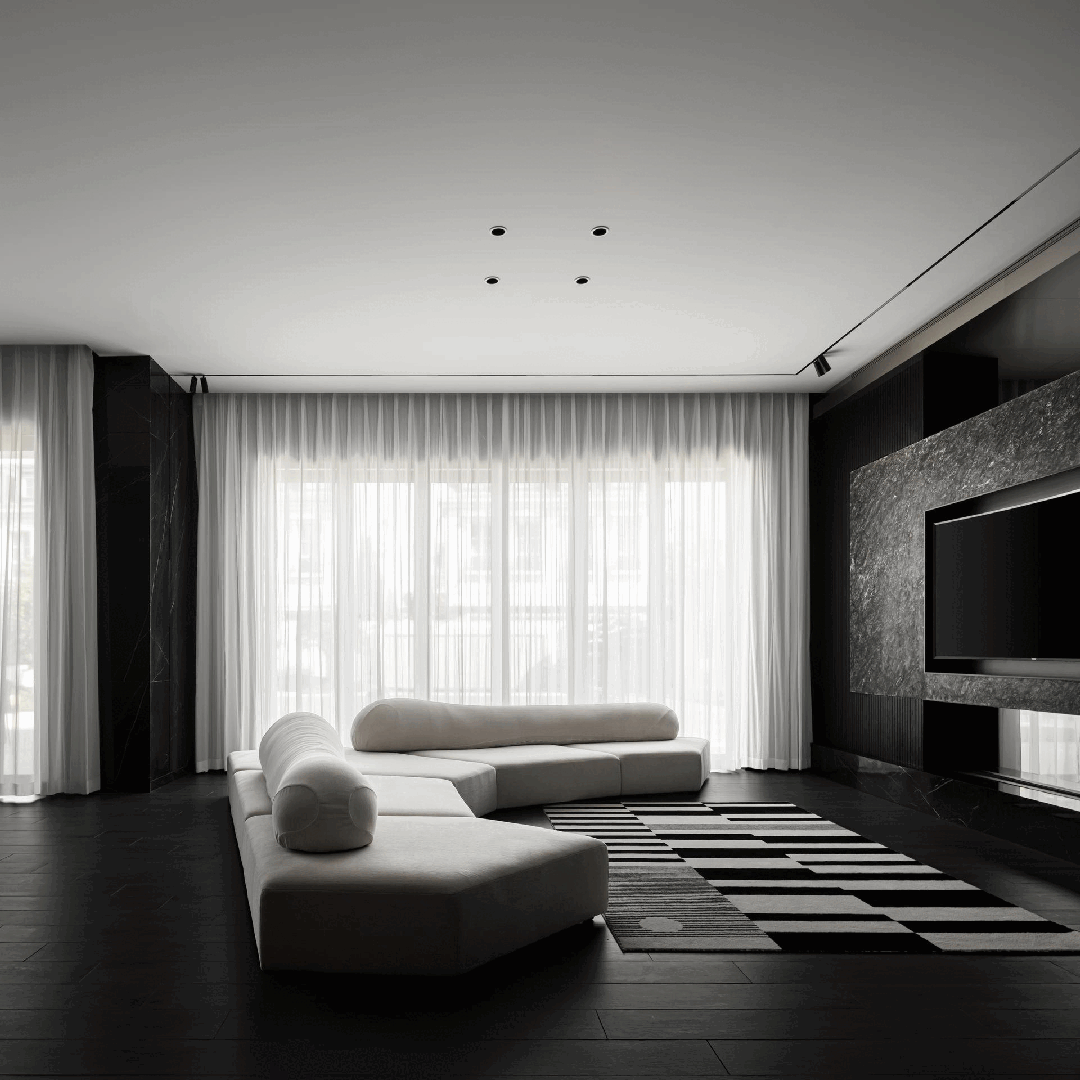 暗黑係別墅,輕奢風別墅,別墅裝修,別墅設計,別墅設計案例,別墅設計方案,上海別墅-暗黑係的克製美學,上海,800㎡,統晟設計