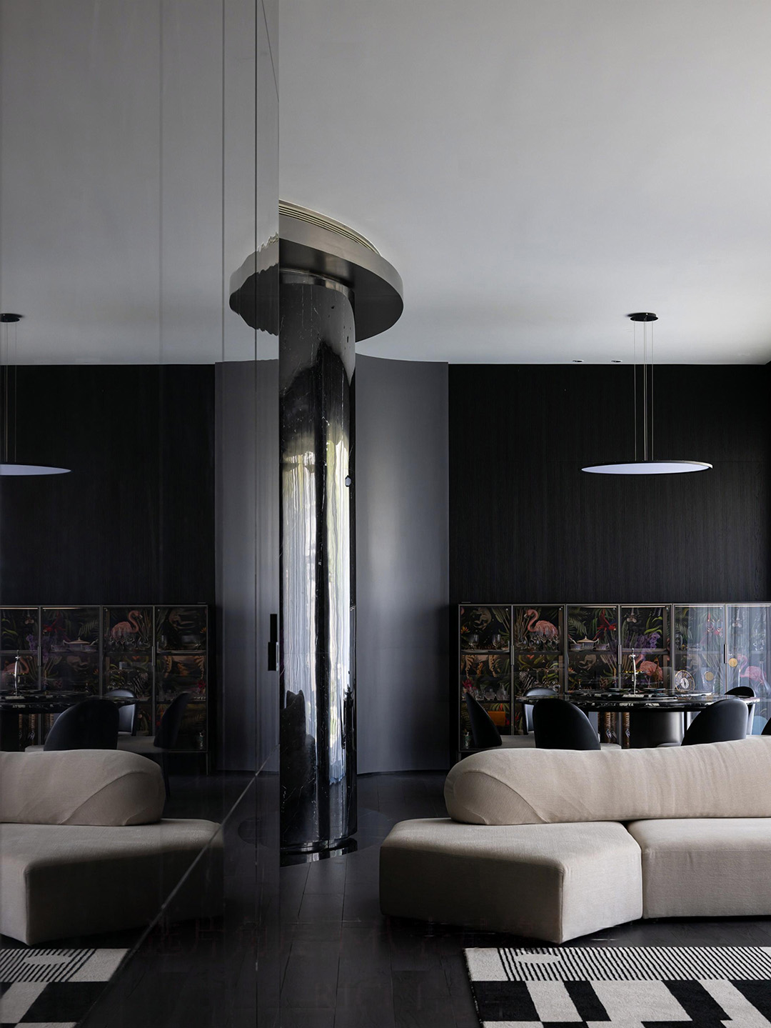 暗黑係別墅,輕奢風別墅,別墅裝修,別墅設計,別墅設計案例,別墅設計方案,上海別墅-暗黑係的克製美學,上海,800㎡,統晟設計