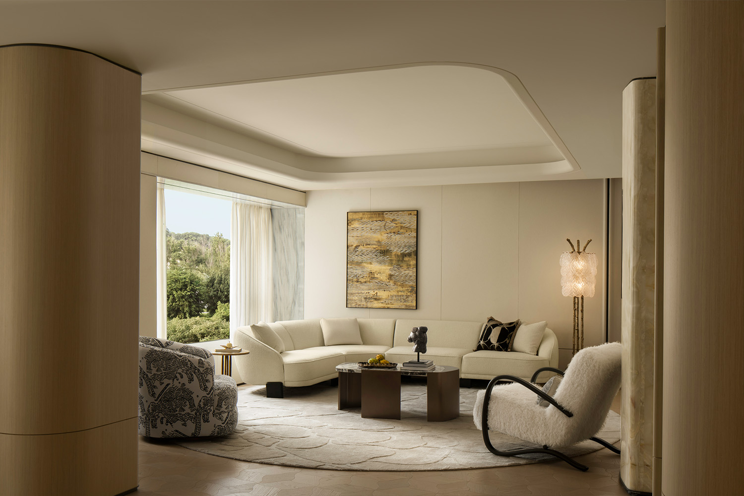 OPS觀致設計,樣板間設計,大平層樣板間,樣板間設計案例,樣板間設計方案,現代風格樣板間設計,輕奢樣板間,凱旋新世界·珠城豪宅:塔尖階層的奢居典範,OPS觀致設計