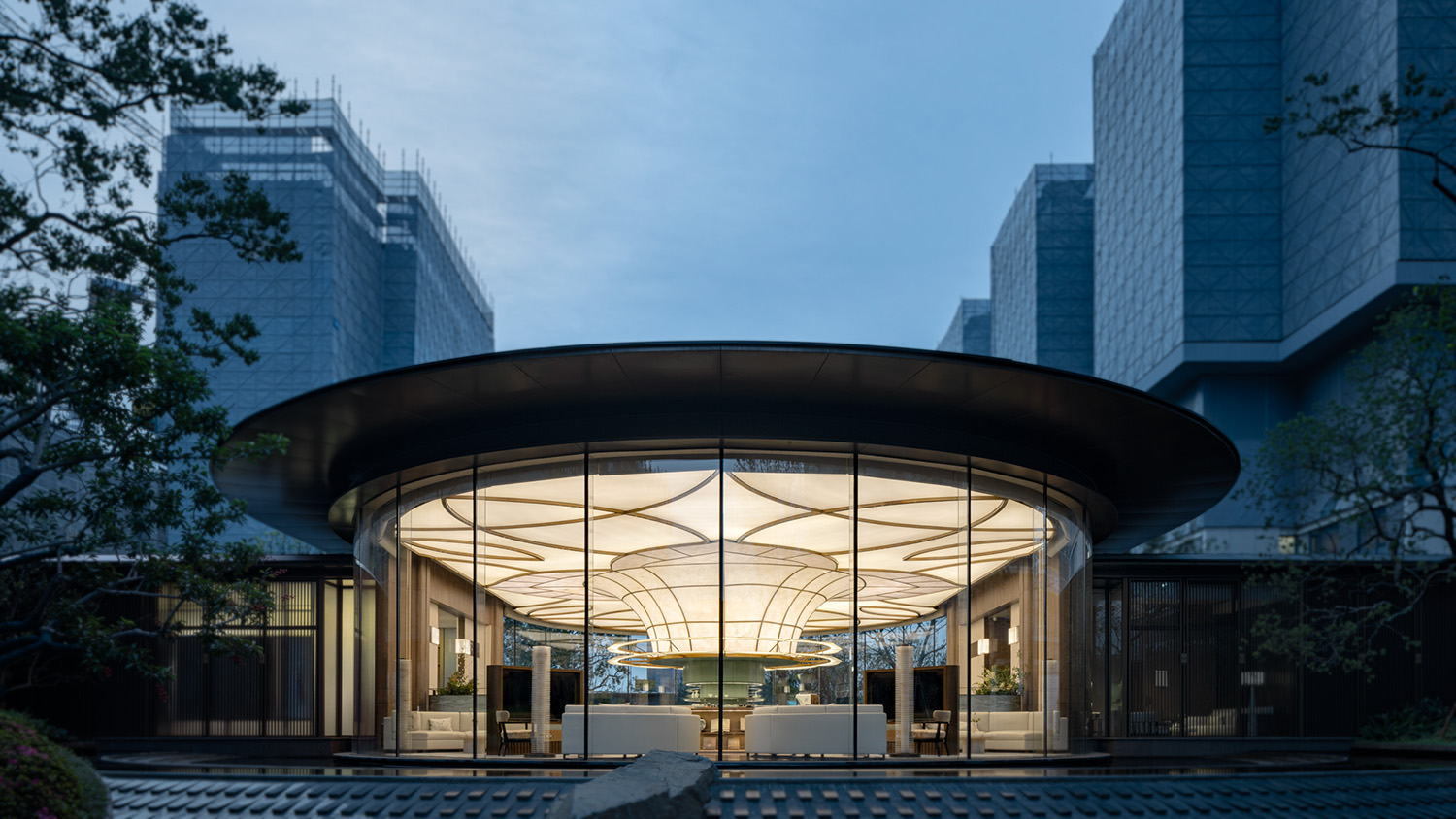 售樓處設計,營銷中心設計,售樓處設計案例,售樓處設計方案,銷售中心設計,現代風格售樓處設計,嵊州綠城·錦玉園,浙江嵊州,春山秋水