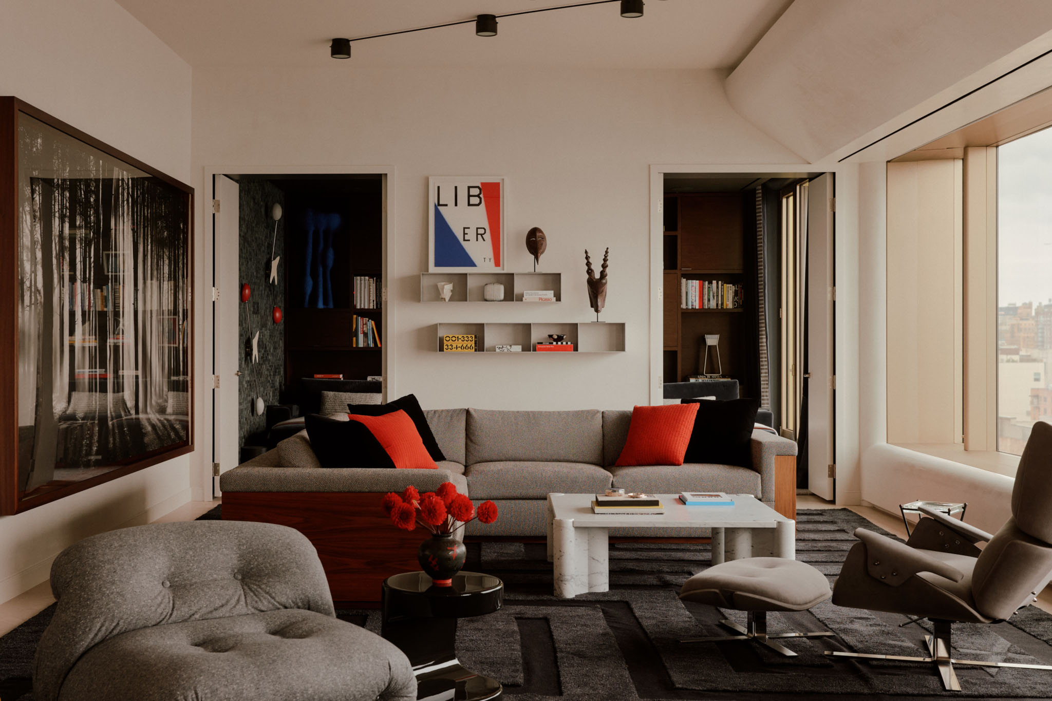 Jessie Schuster Design,大平層設計案例,大平層設計方案,大平層軟裝,住宅設計,大平層裝修,紐約,曼哈頓