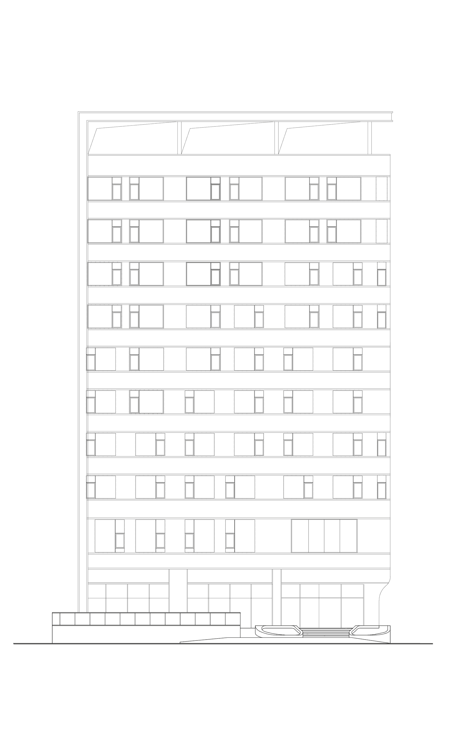 外立麵改造,建築外立麵改造,酒店外立麵改造,酒店外立麵設計,建築改造,海口德佳酒店立麵改造,海口,源合萬相建築設計