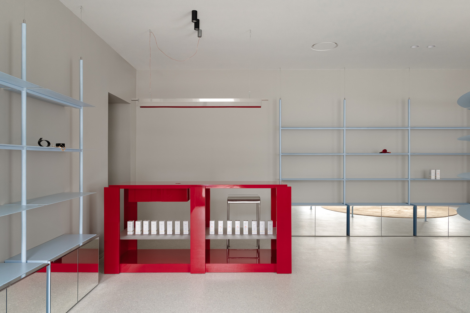 Nastia Mirzoyan,零售店設計,Njoy Shop,零售店設計案例,零售店設計方案,基輔,極簡主義,極簡風格