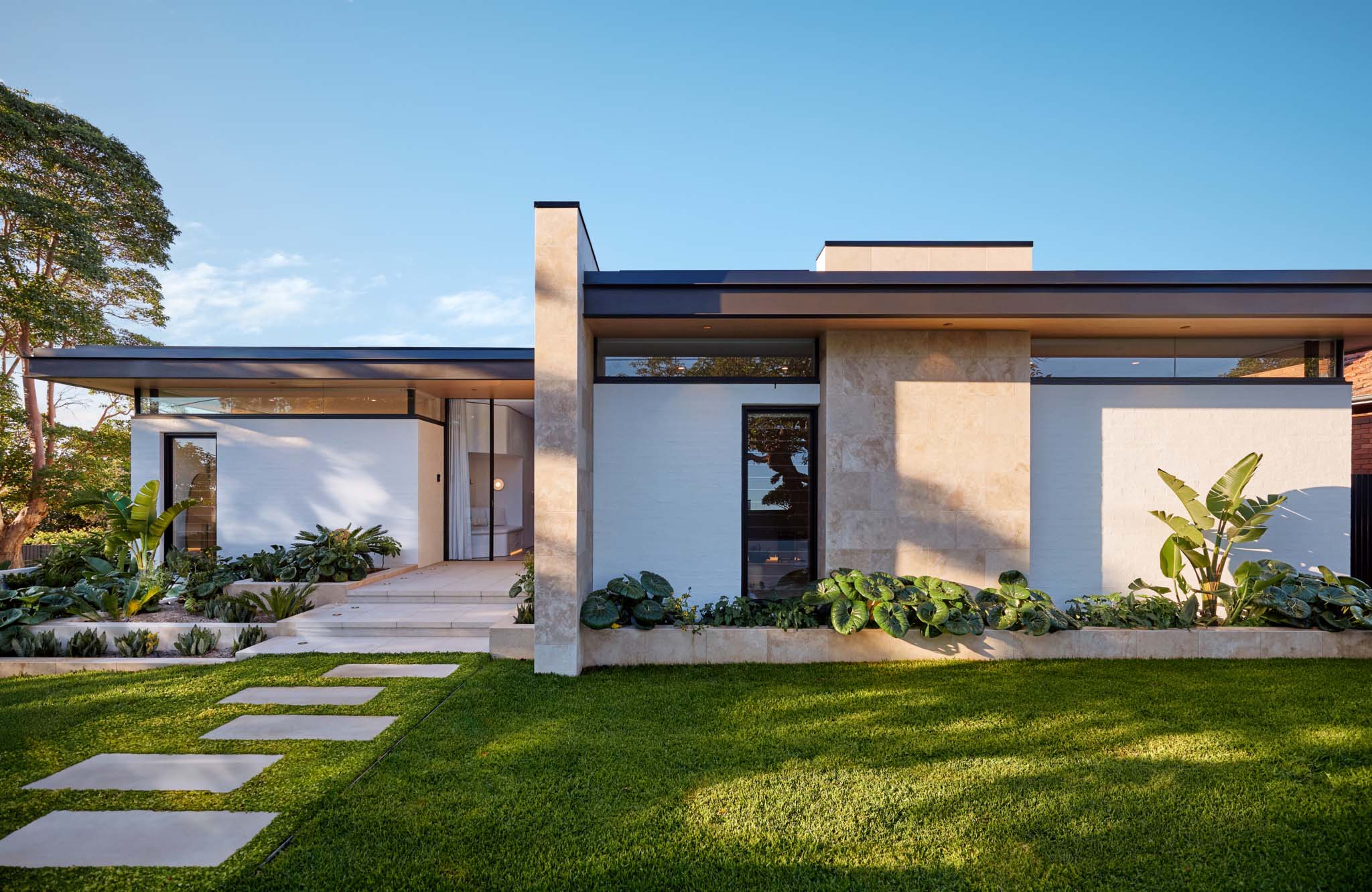 868 Architects,別墅設計,別墅設計案例,別墅裝修,下沉式客廳設計,澳大利亞,悉尼,度假別墅