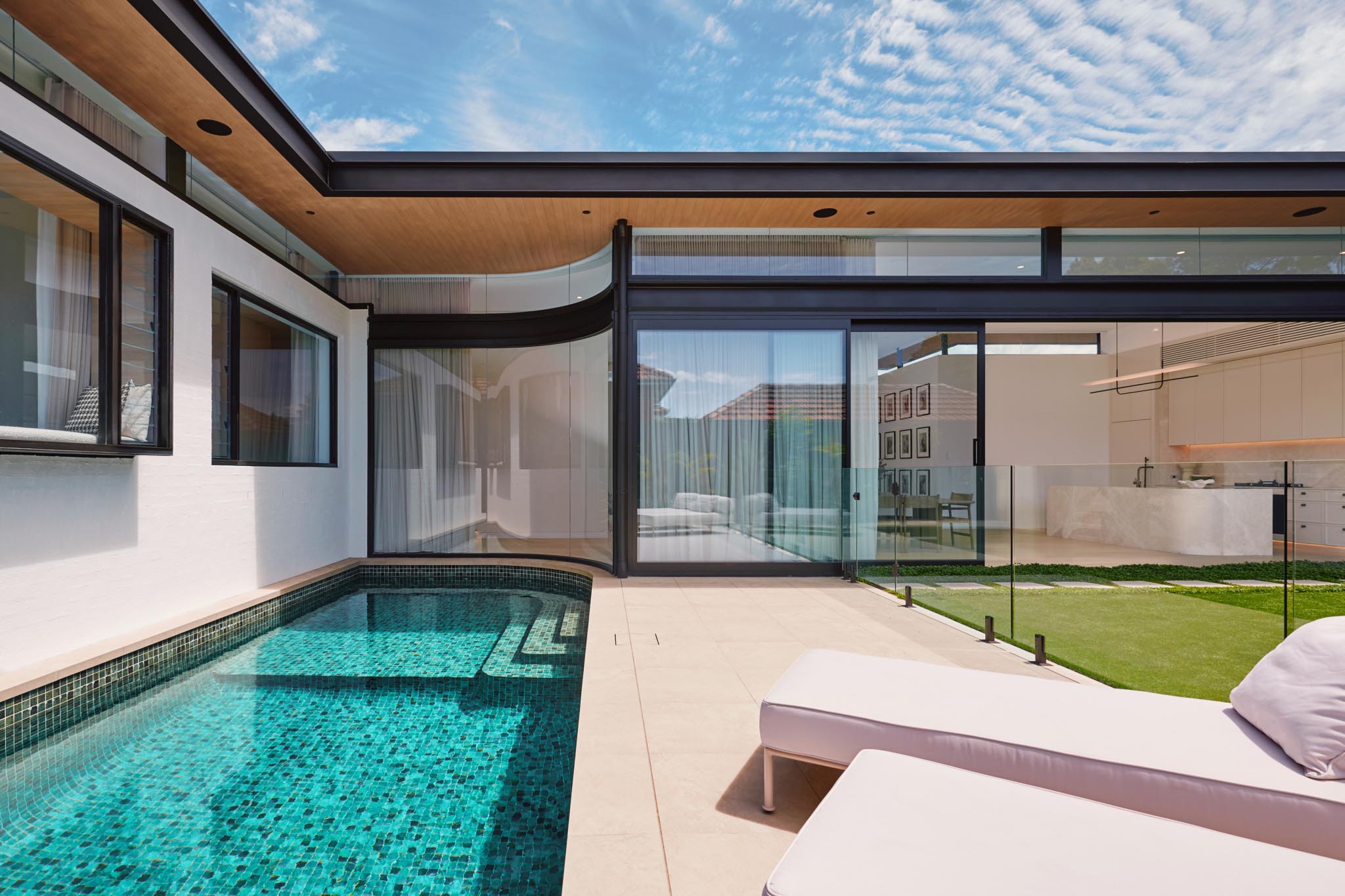 868 Architects,別墅設計,別墅設計案例,別墅裝修,下沉式客廳設計,澳大利亞,悉尼,度假別墅