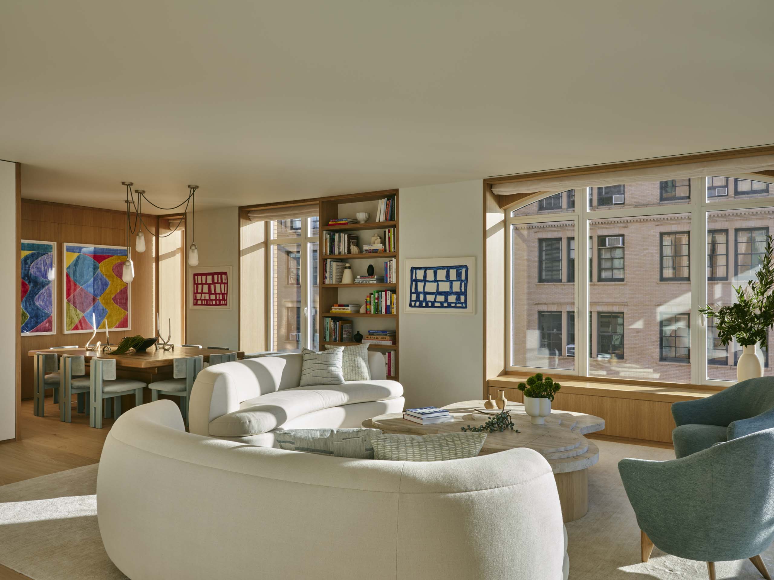 Studio SC,大平層設計,大平層設計案例,大平層裝修,原木色,紐約