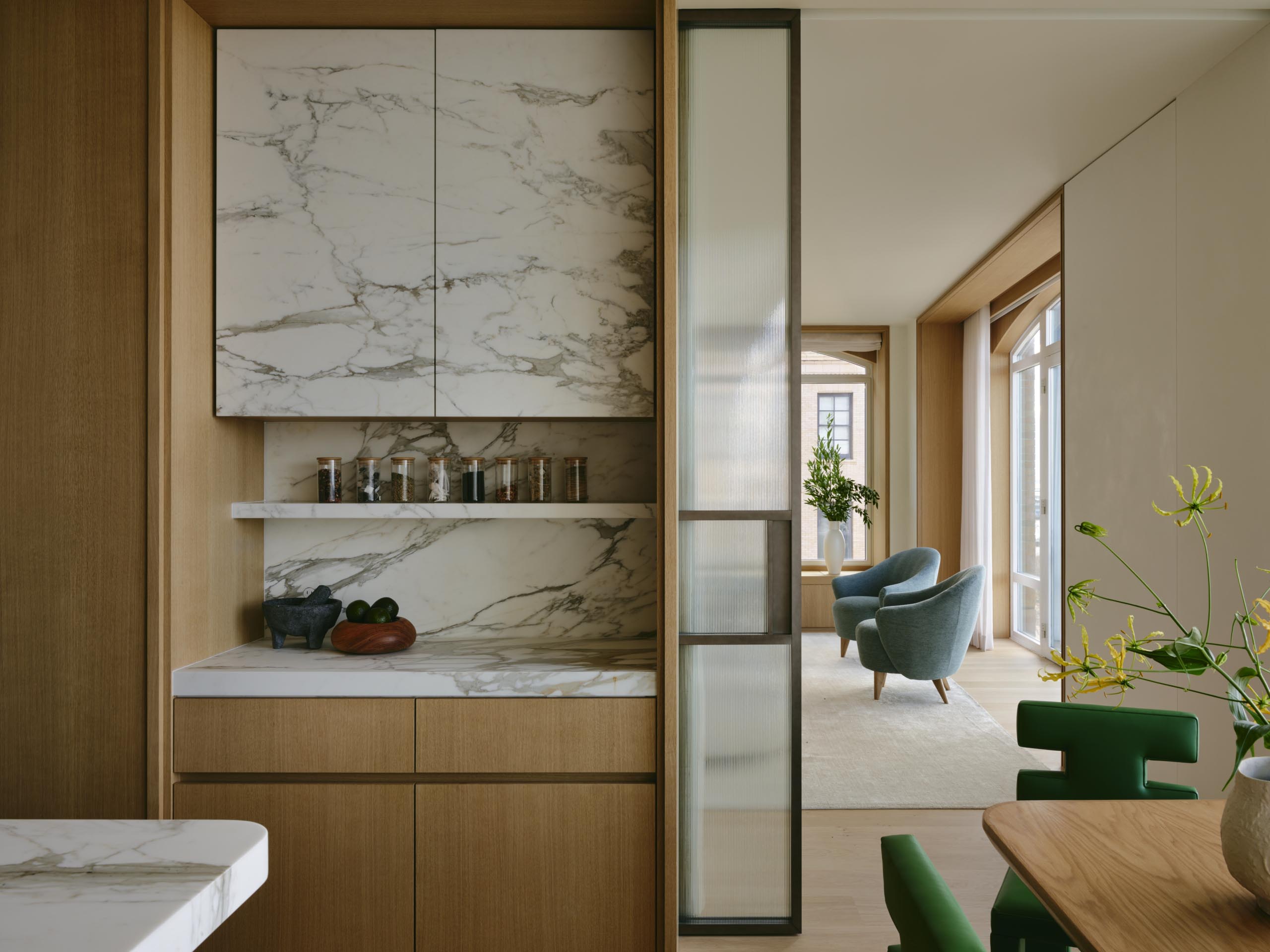 Studio SC,大平層設計,大平層設計案例,大平層裝修,原木色,紐約