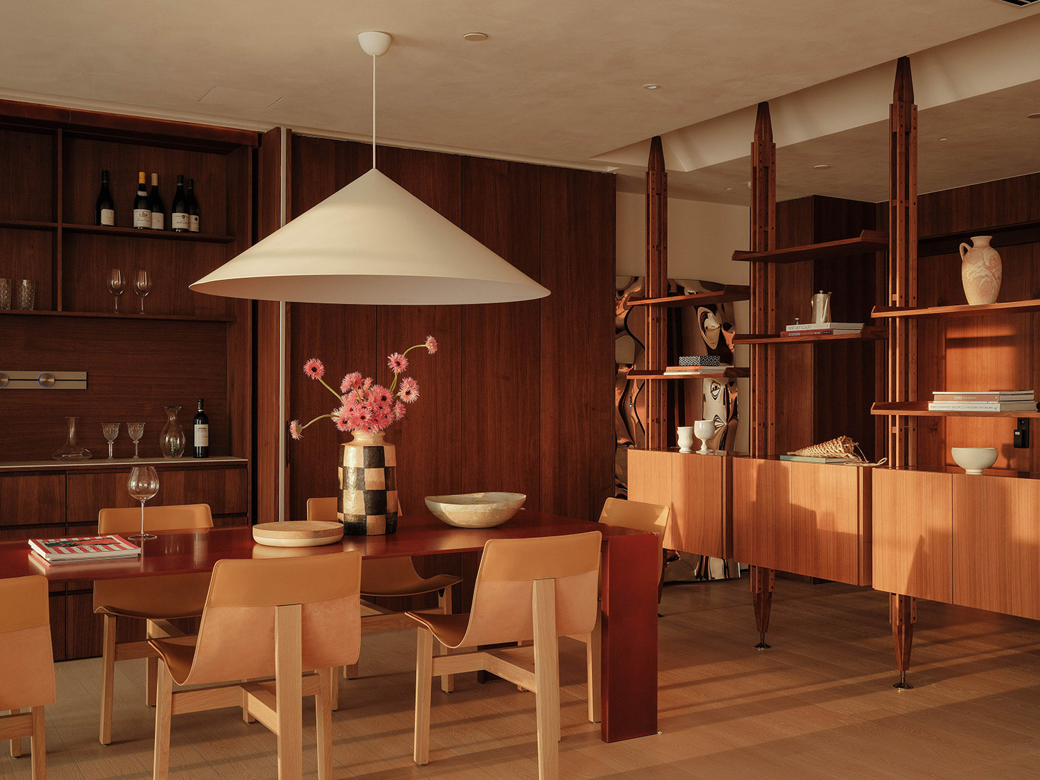 Studio Point 5,大平層設計,大平層設計案例,大平層裝修,原木色,成都,複地金融島