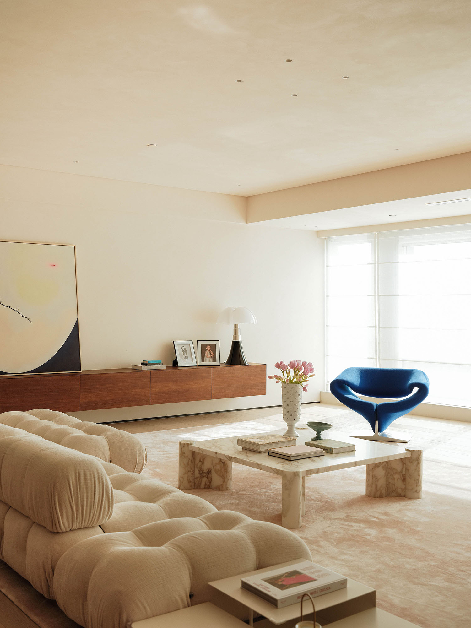 Studio Point 5,大平層設計,大平層設計案例,大平層裝修,原木色,成都,複地金融島