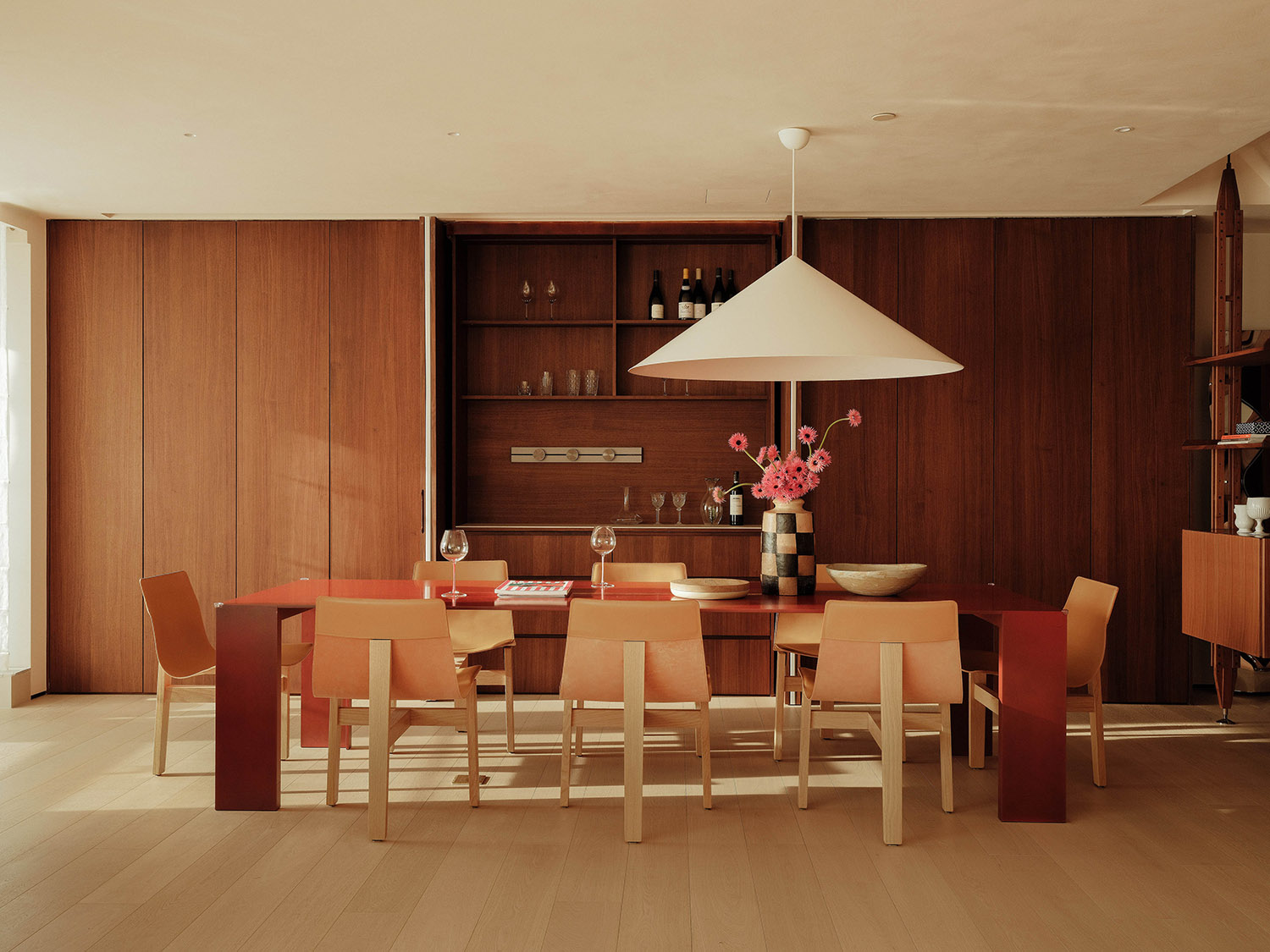 Studio Point 5,大平層設計,大平層設計案例,大平層裝修,原木色,成都,複地金融島