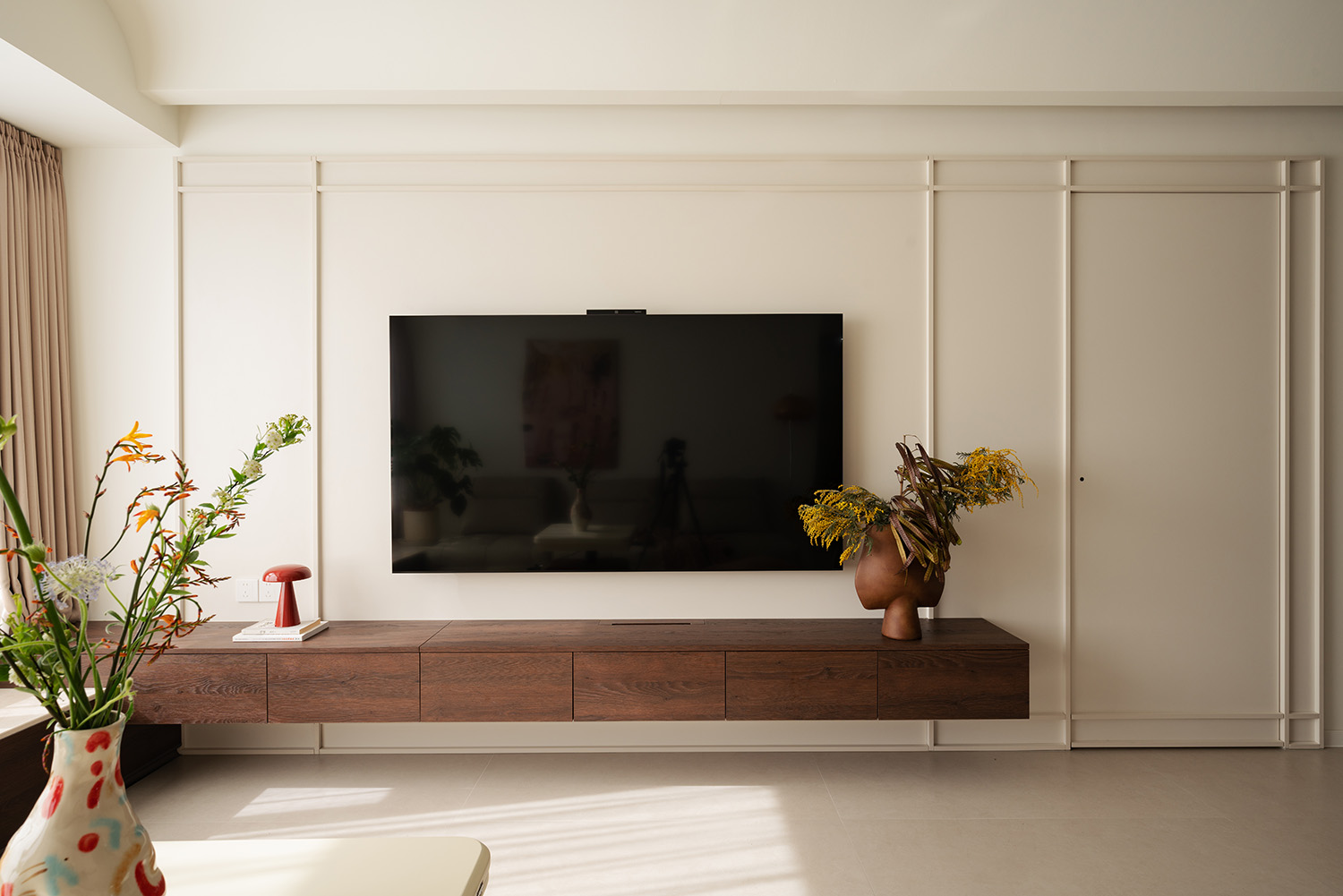 120㎡,住宅設計,鬆弛感住宅,現代風格家裝設計,家裝設計,公寓設計,奶油風住宅,住宅設計案例,住宅設計方案,北京住宅-一厘空間萬種生活,北京,赫茲設計