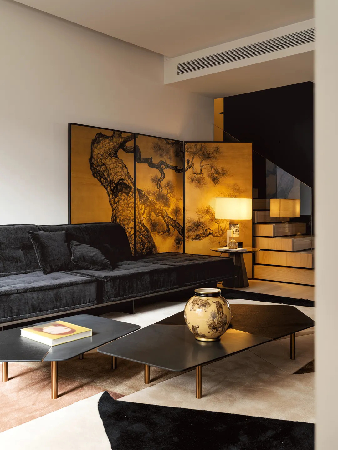 280㎡複式設計,280㎡,複式設計,複式設計案例,家裝設計,複式設計方案,現代風格複式設計,東方美學空間,成都複式-東方詩意美學的現代演繹,成都,JIJIA集伽設計/袁一灃