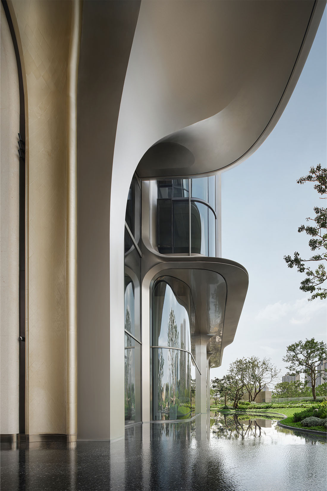 售樓處設計,營銷中心設計,售樓處設計案例,售樓處設計方案,大堂設計,售樓處軟裝設計,現代風格售樓處,保利售樓處,佛山,佛山保利·天瓚雙子塔首層大堂,ENJOYDESIGN燕語堂