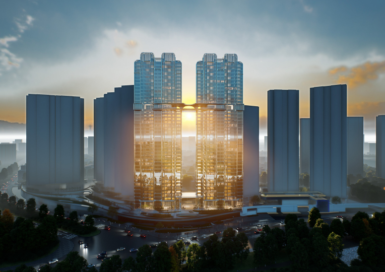 售樓處設計,營銷中心設計,售樓處設計案例,售樓處設計方案,大堂設計,售樓處軟裝設計,現代風格售樓處,保利售樓處,佛山,佛山保利·天瓚雙子塔首層大堂,ENJOYDESIGN燕語堂