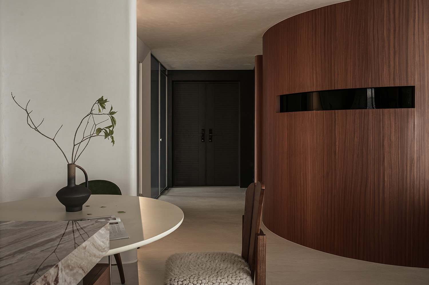 150㎡大平層,150㎡,住宅設計,微水泥,現代風格住宅,現代風格家裝設計,微水泥住宅,住宅設計案例,住宅設計方案,福清住宅一處柔和的精神棲居,福建福清,廿上設計事務所