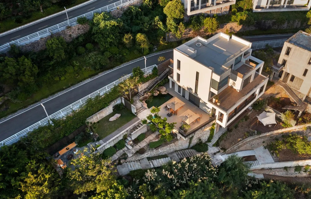 吾上設計,別墅設計,別墅設計案例,別墅裝修,溫州,海景別墅,海畔別墅,野獸派風格,海景別墅