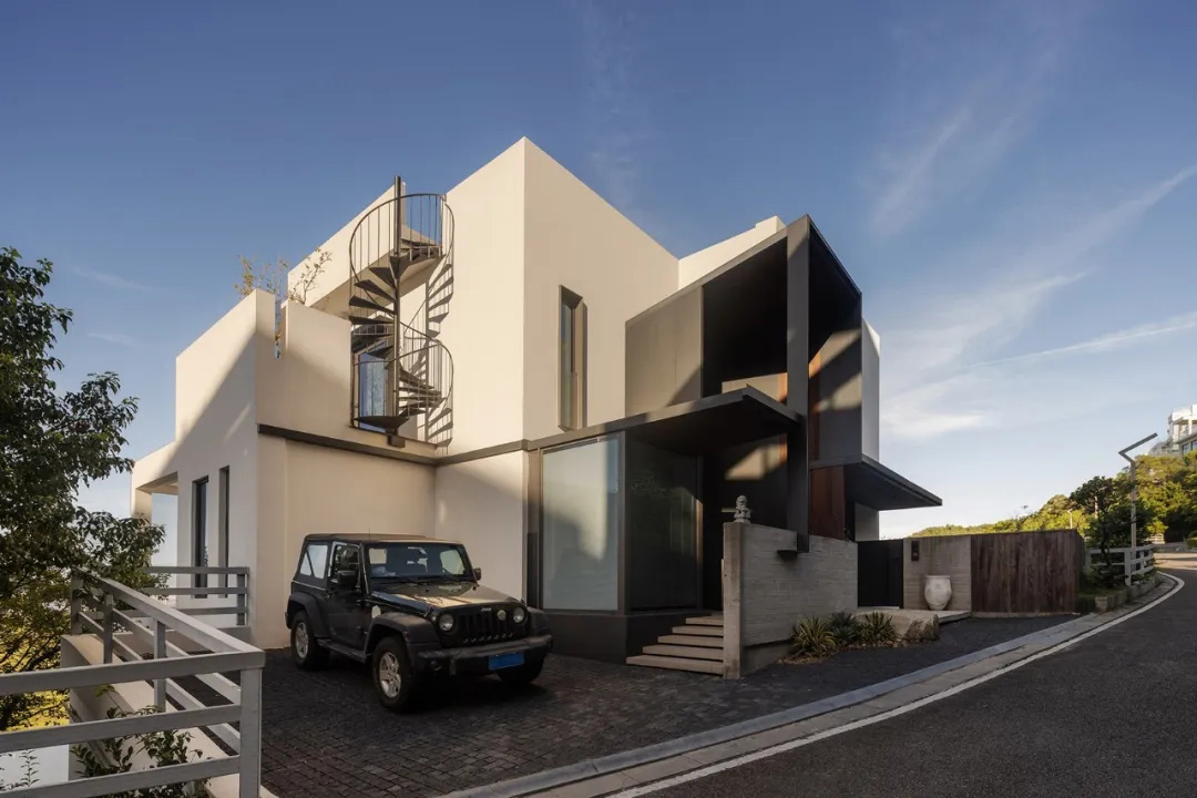 吾上設計,別墅設計,別墅設計案例,別墅裝修,溫州,海景別墅,海畔別墅,野獸派風格,海景別墅