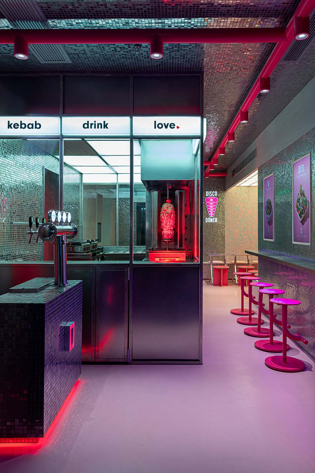 餐廳設計,街邊餐廳設計,小餐廳設計,快餐店設計,街邊快餐店,創意小餐廳,餐廳設計案例,餐廳設計方案,餐廳裝修,上海KEBABA餐廳,上海,問和答建築設計