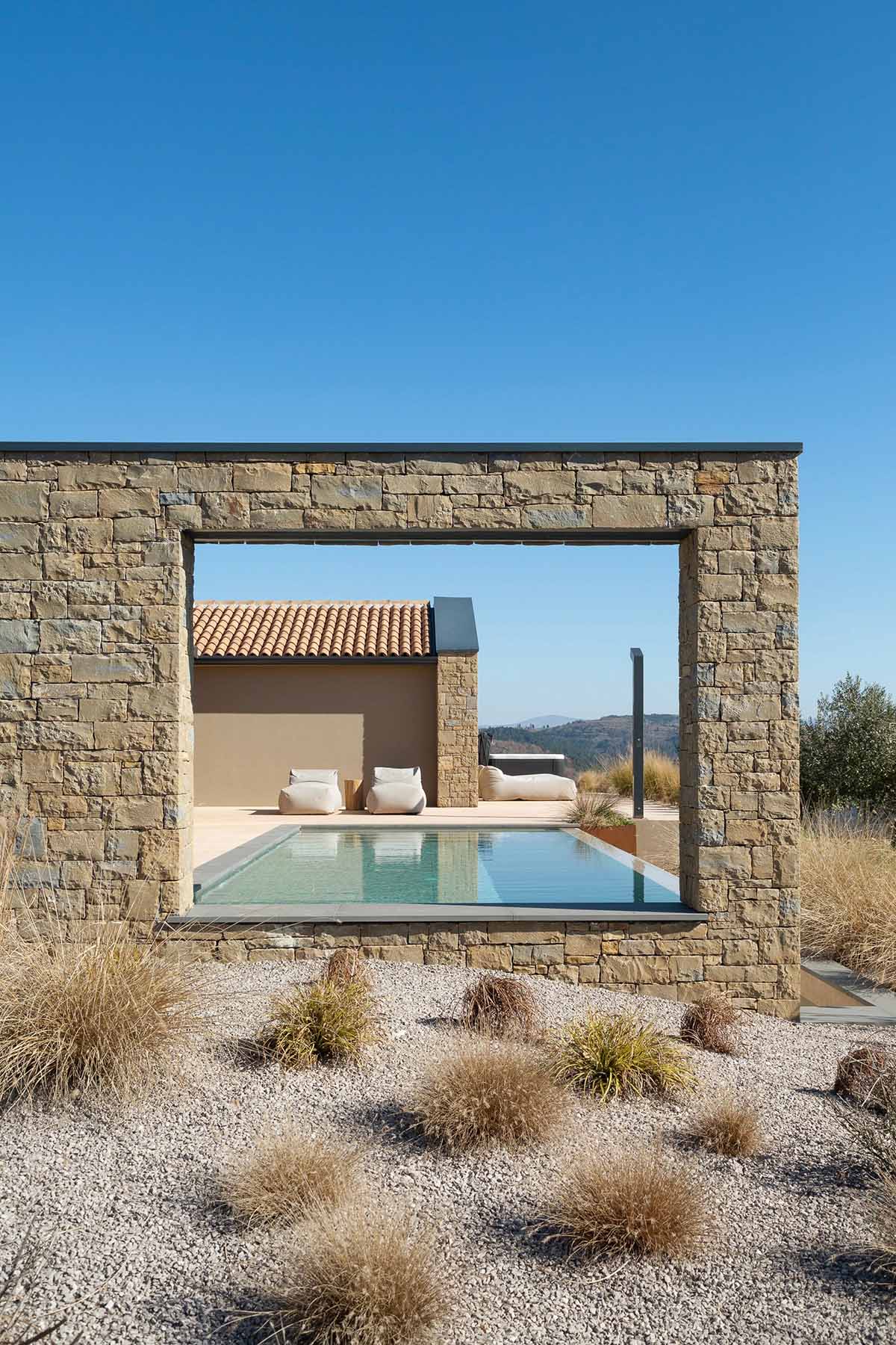 Sandro Uzila,別墅設計,別墅設計案例,別墅裝修,克羅地亞,原木色別墅設計,山景別墅