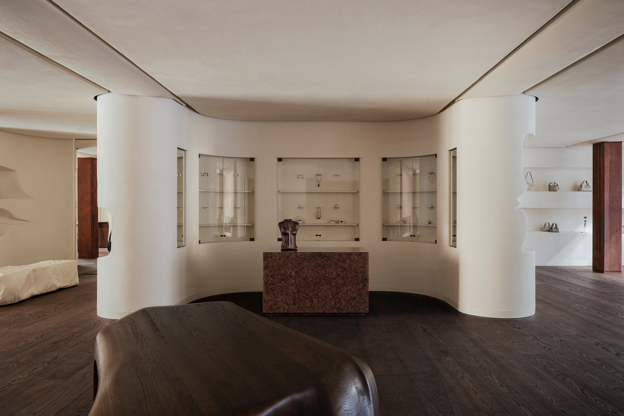 零售店設計,旗艦店設計,Snøhetta,德國,漢堡,Polène旗艦店,Polène,皮包店設計