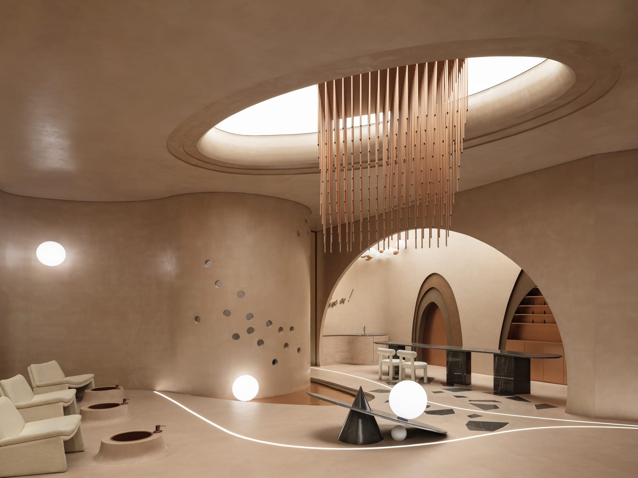 醫美空間設計,美容店設計,美容店設計方案,美容店設計案例,Ark4 lab,沙特阿拉伯,美容中心,利雅得,Stellar Beauty Salon