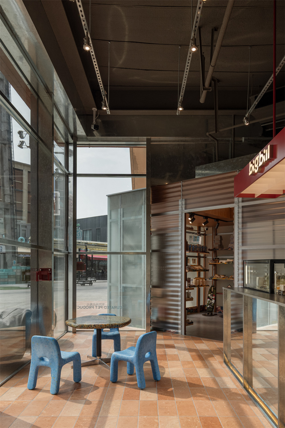 寵物店設計,人寵空間設計,寵物零食店,寵物商店設計,商店設計,零售店設計,零售店設計案例,零售店設計方案,西安big bill寵物空間,西安,MOS木石設計