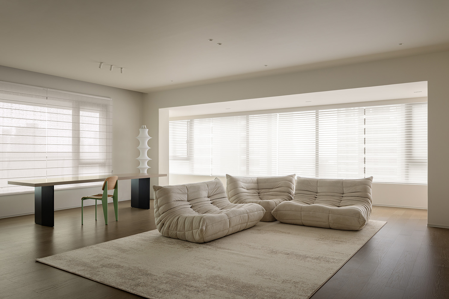 198㎡大平層,198㎡,住宅設計案例,住宅設計,現代風格家裝設計,極簡大平層,大平層設計,大平層設計案例,大平層設計方案,成都純粹極簡大平層-去蕪之冗歸心之靜,成都,池也設計