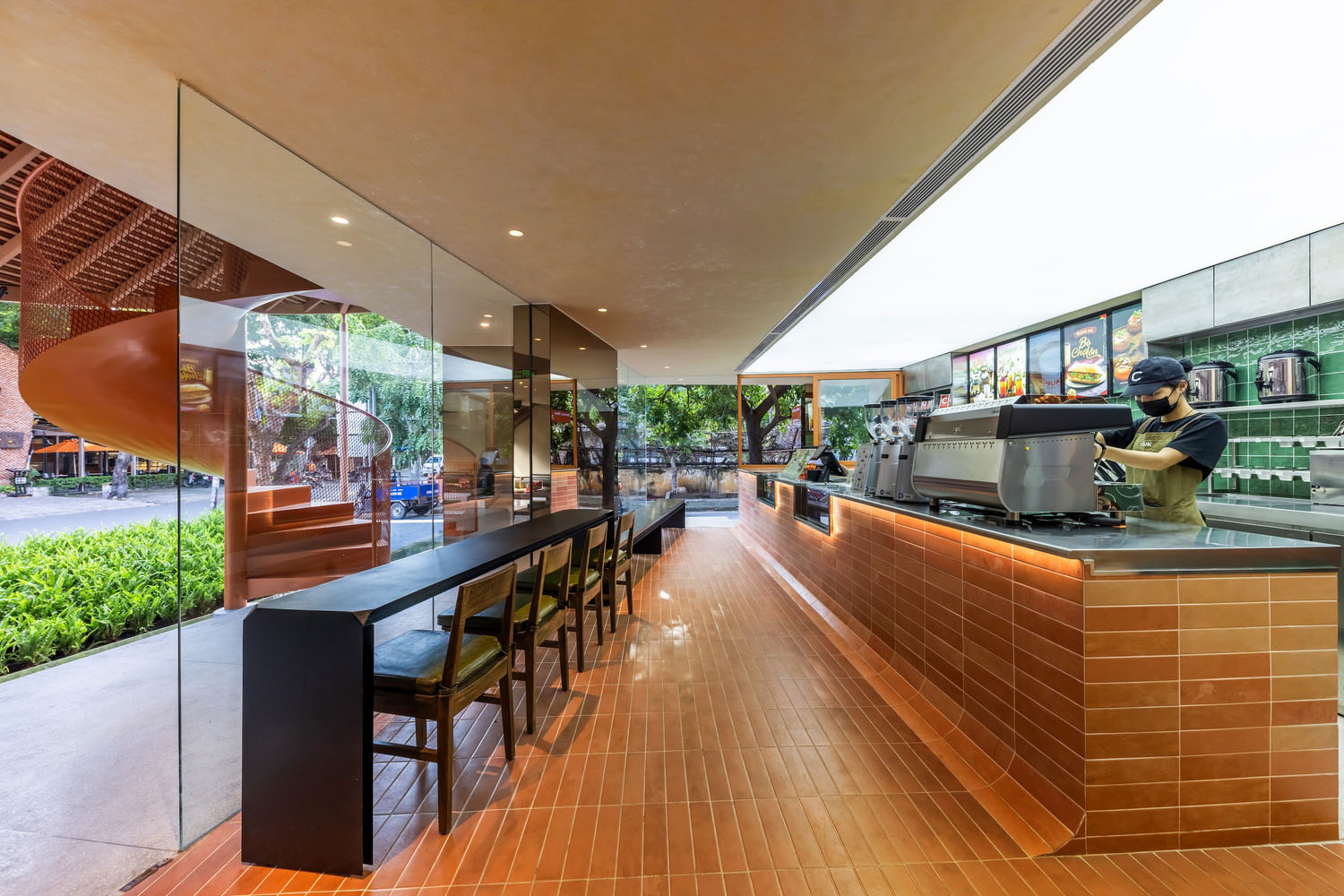 6717 Studio,咖啡廳設計案例,咖啡店設計,越南,胡誌明市,CHUK COFFEE,咖啡廳設計,極簡風格咖啡店設計案例,創意咖啡店