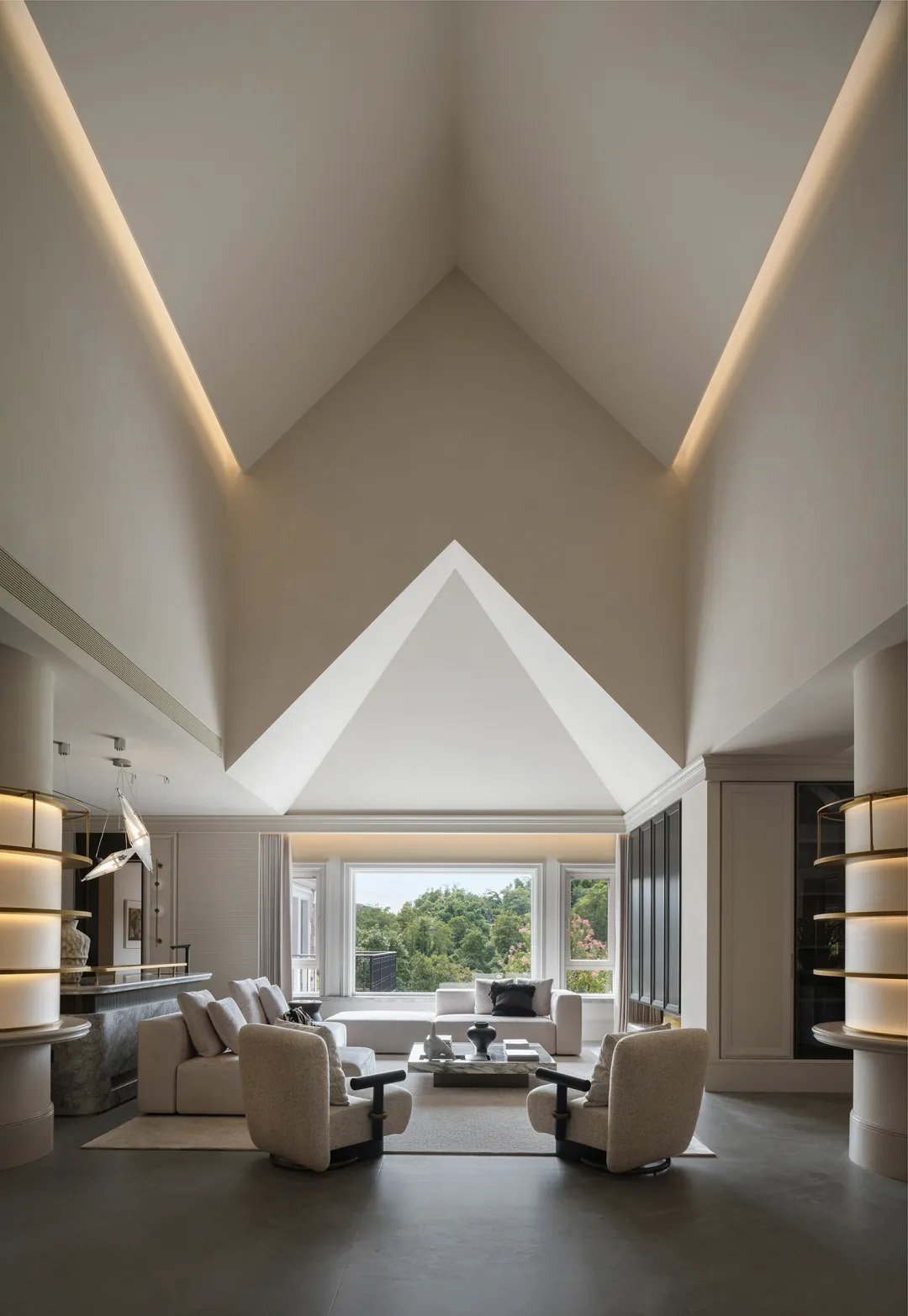 1200㎡別墅設計,1200㎡,別墅設計,豪宅設計,別墅設計案例,別墅裝修,現代風格別墅設計,庭院別墅,長沙綠城青竹園別墅,長沙,山乙建設/王傑