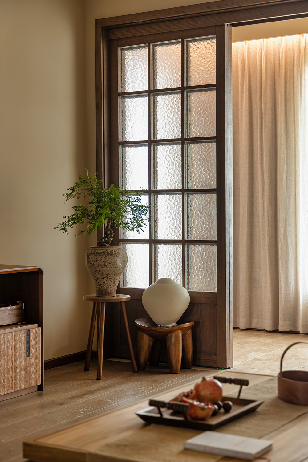 住宅設計,中古原木風,大平層設計,中古風住宅,中古風大平層設計,162㎡大平層設計,162㎡,大平層設計案例,大平層設計方案,合肥·西山林語中古原木風住宅,合肥,麻吉設計