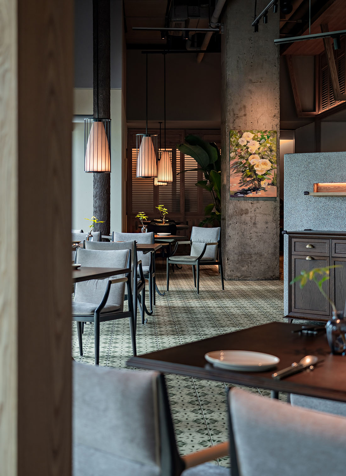 餐廳設計,雲南菜餐廳設計,休閑餐廳設計,餐廳設計案例,餐廳設計方案,餐廳裝修,主題餐廳設計,杭州泓0871·食野集-策略餐飲,杭州,IN.X屋裏門外設計