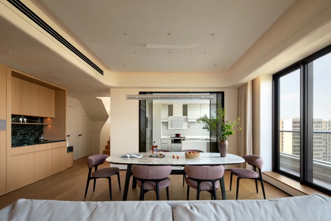 260㎡複式設計,複式住宅,複式空間設計,現代風格複式設計,頂層複式住宅,複式設計案例,複式設計方案,杭州西溪誠園雲頂複式大宅,杭州,陳正設計師