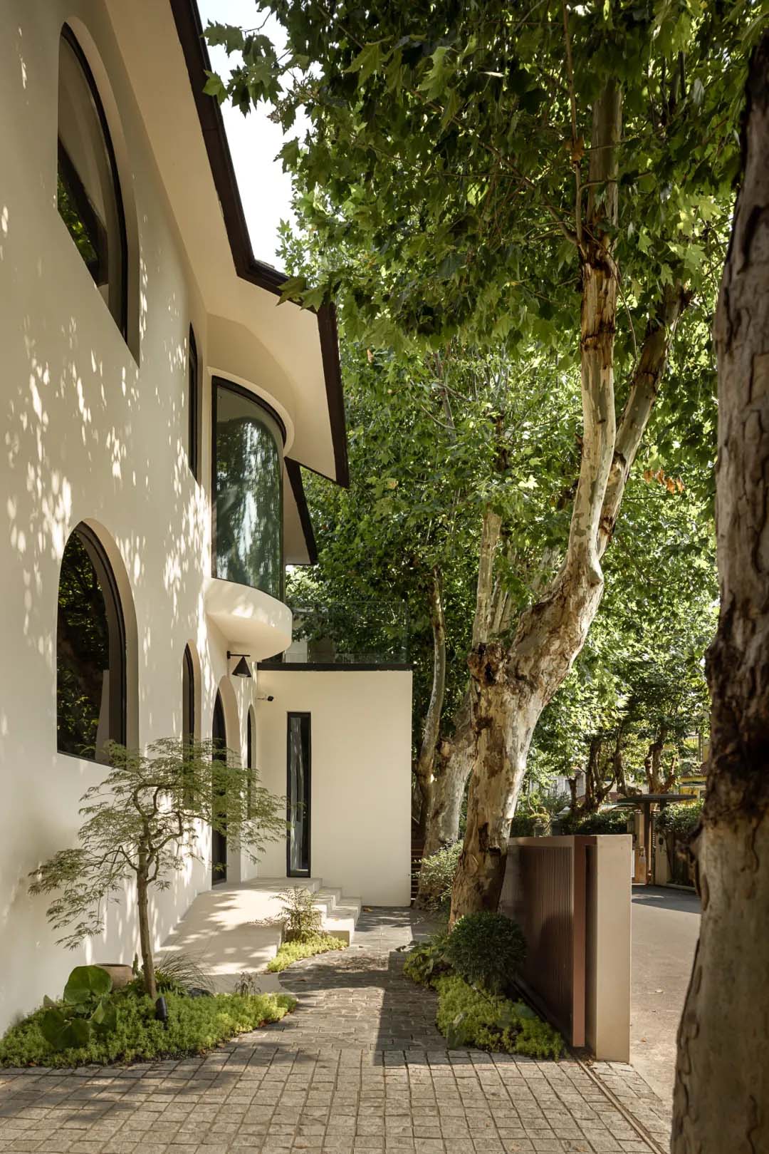 別墅改造,舊宅翻新,別墅設計,別墅設計案例,別墅設計方案,住宅設計,現代風格別墅設計,微水泥,上海梧桐下的老別墅-光影新生,上海,白東旭,焦恒