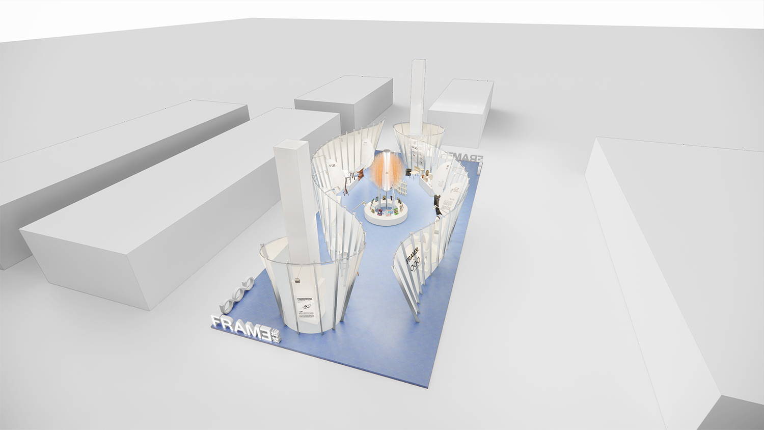 展廳設計,展廳展覽空間,上海博華國際展覽,展廳設計方案,展廳設計案例,視覺的覺醒-當設計睜開感知之眼,上海,大宛設計