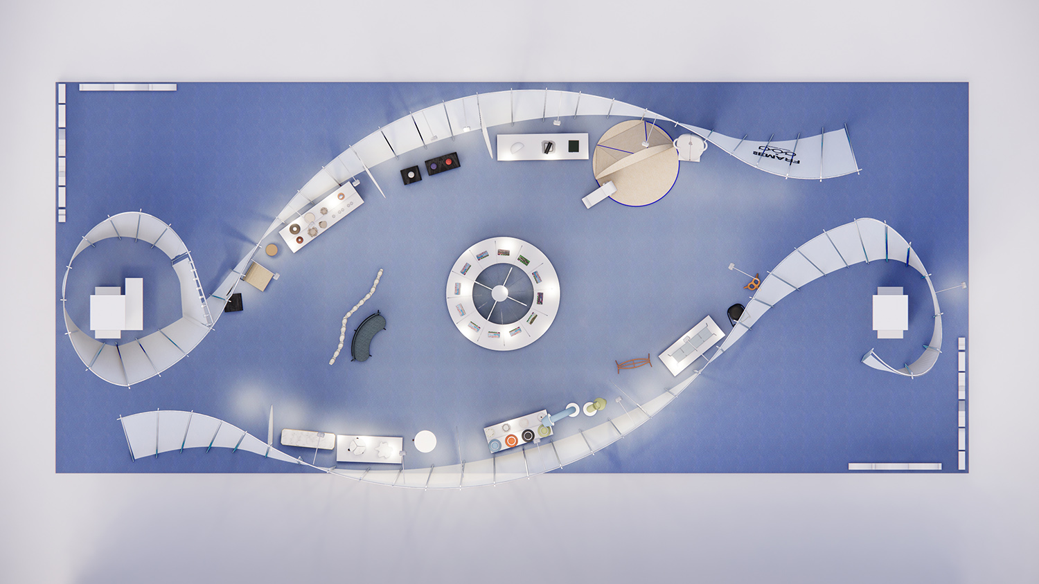 展廳設計,展廳展覽空間,上海博華國際展覽,展廳設計方案,展廳設計案例,視覺的覺醒-當設計睜開感知之眼,上海,大宛設計