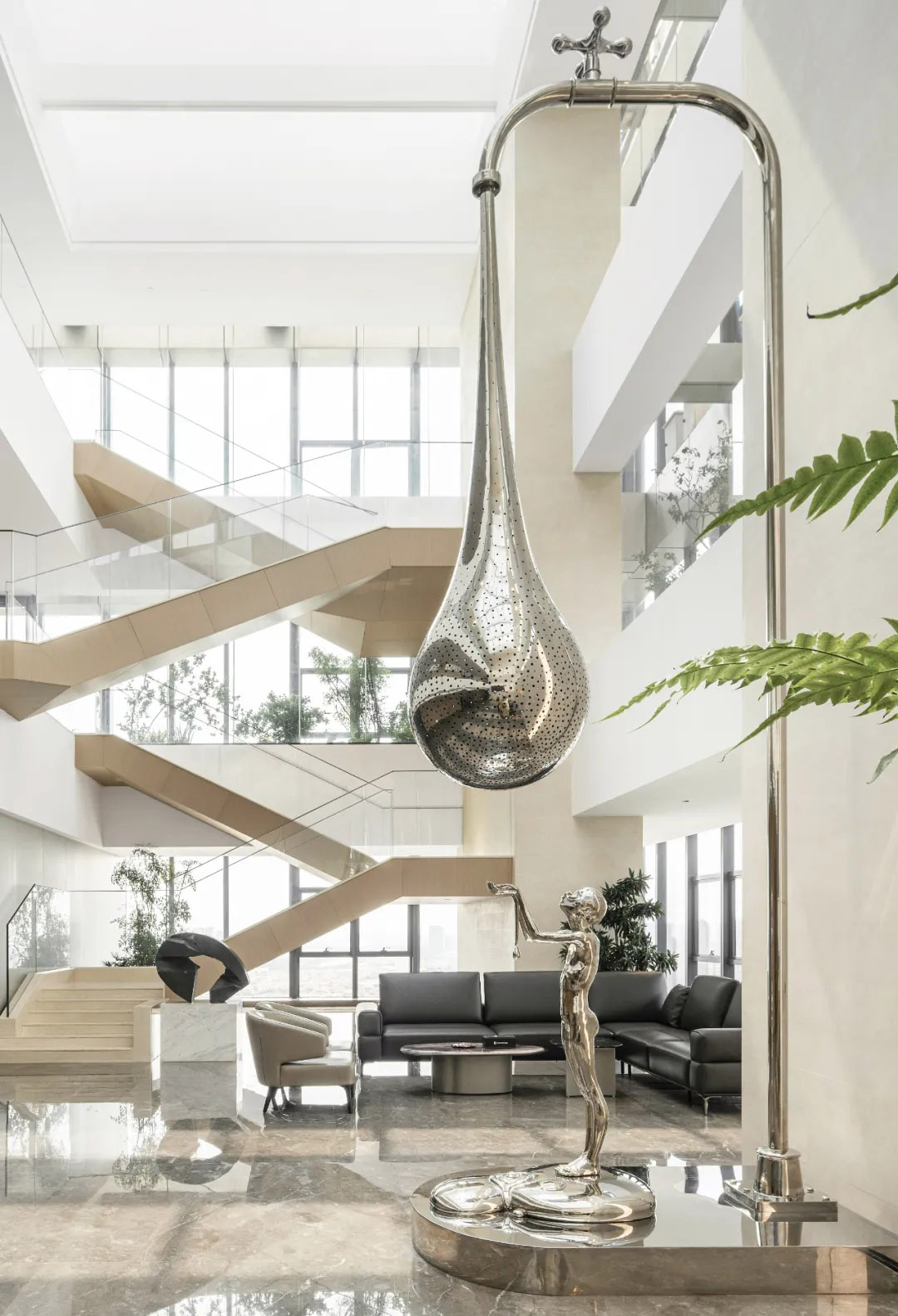 辦公室設計,企業總部設計,企業總部辦公室,創意辦公室設計,科技公司辦公室,辦公室設計案例,辦公室設計方案,開放式辦公室,盈峰集團順德總部辦公室-生態與科技的邂逅,廣東順德,睿住天元設計