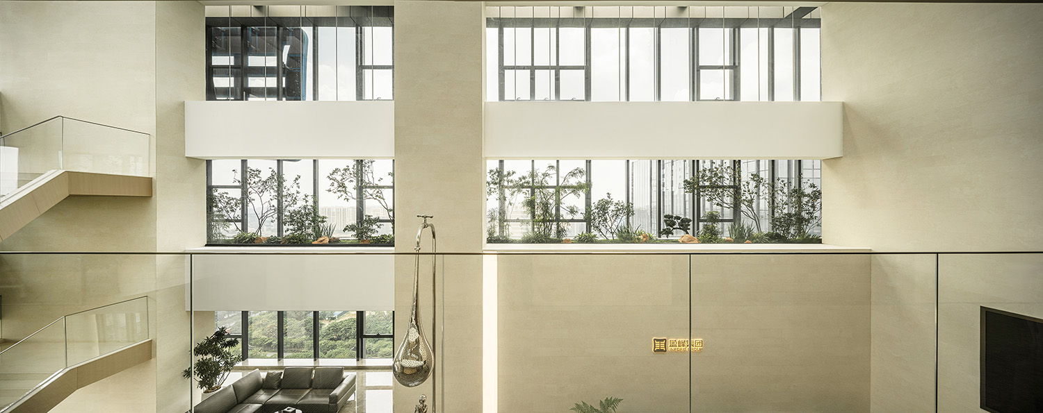 辦公室設計,企業總部設計,企業總部辦公室,創意辦公室設計,科技公司辦公室,辦公室設計案例,辦公室設計方案,開放式辦公室,盈峰集團順德總部辦公室-生態與科技的邂逅,廣東順德,睿住天元設計