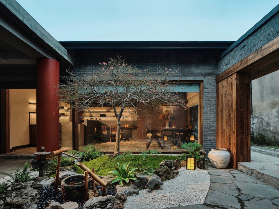 咖啡店設計,建築改造,街邊咖啡店,咖啡店設計案例,咖啡店設計方案,老房子改造咖啡店,庭院咖啡店,江蘇揚州白洋·咖啡,江蘇揚州,蘇格空間建築設計