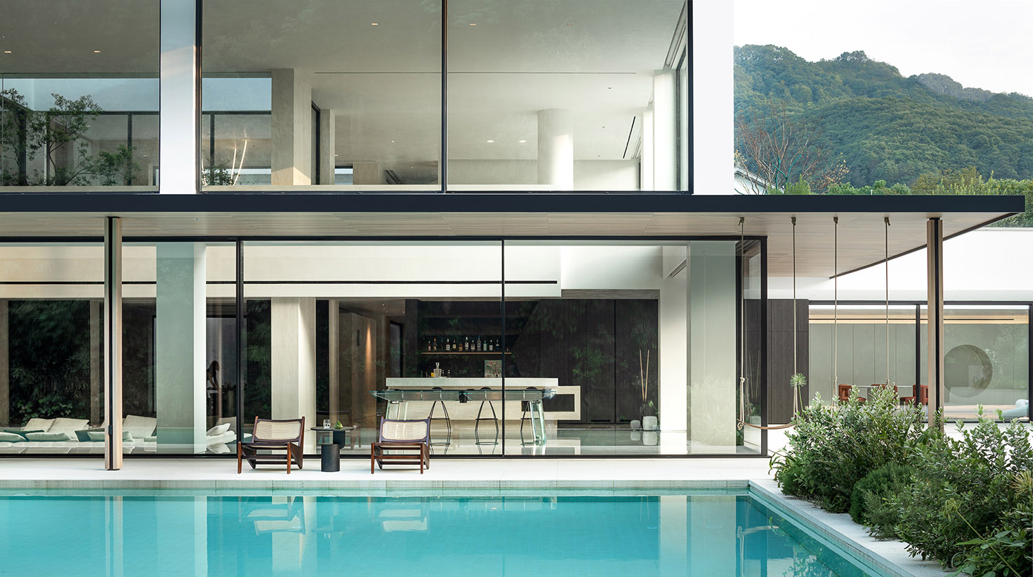 2000㎡別墅設計,2000㎡,別墅設計案例,別墅設計方案,住宅設計,別墅設計,豪宅設計,山景別墅,半山別墅,現代風格別墅設計,浙江紹興山景別墅,浙江紹興,時上建築空間設計,沈墨