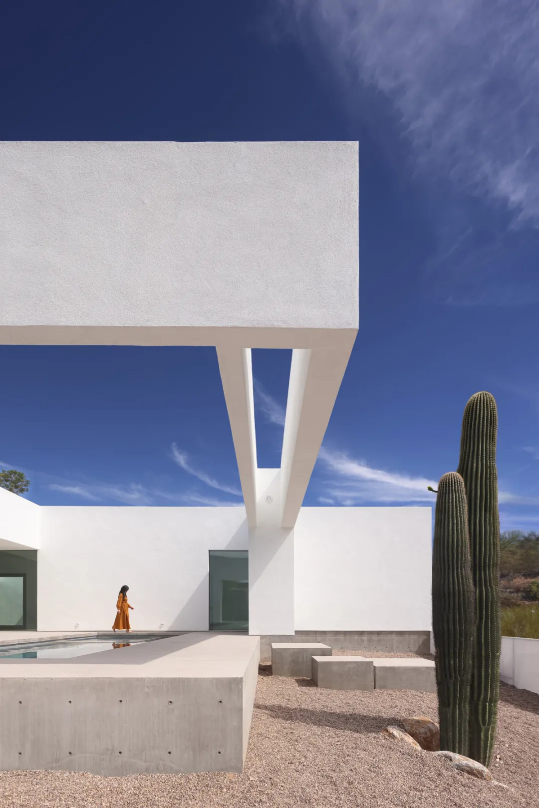 HK Associates,美國,別墅設計,別墅設計案例,沙漠別墅,極簡風格別墅,極簡主義別墅,度假別墅