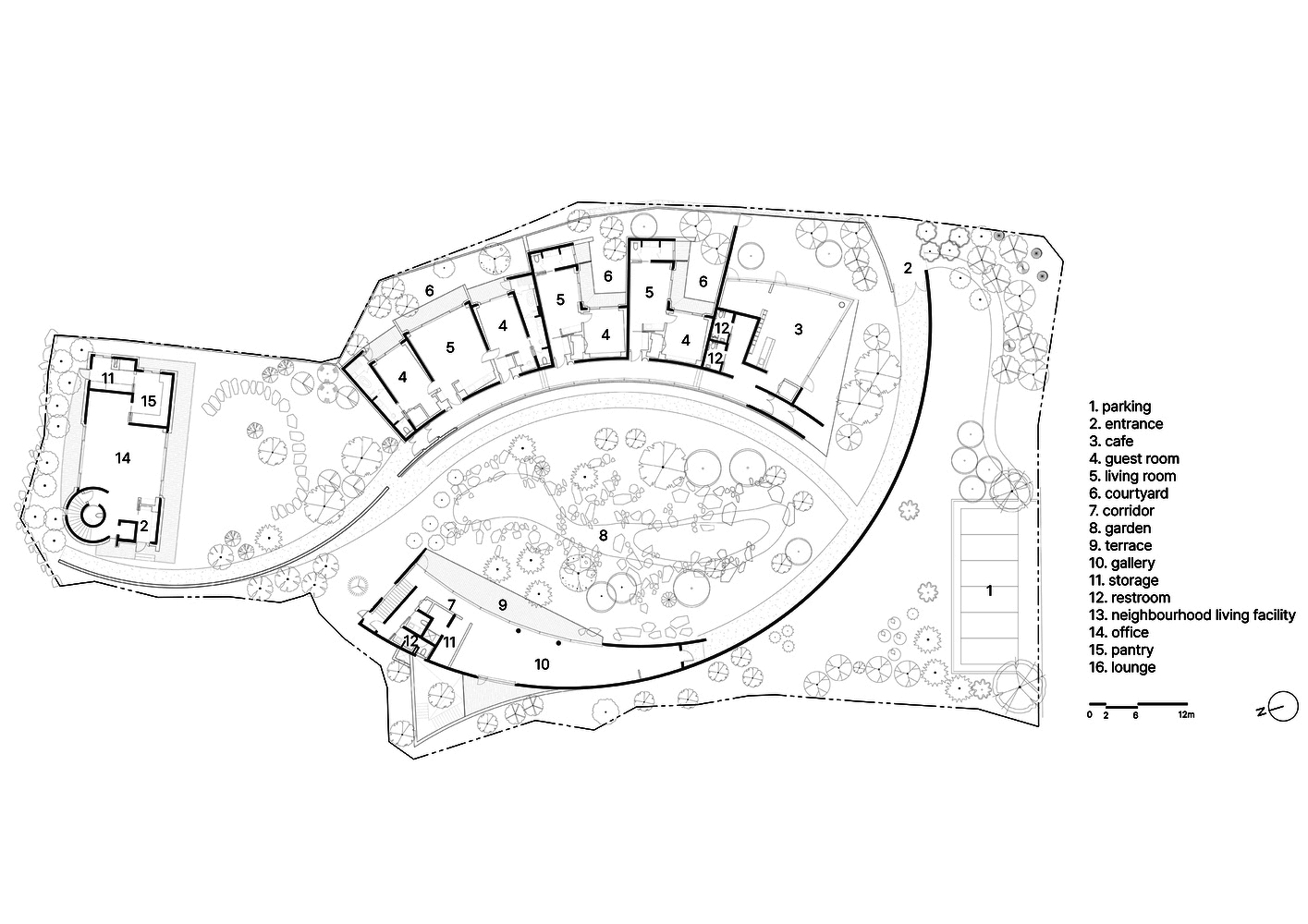 Itm Yooehwa Architects,酒店設計,韓國,民宿設計案例,民宿設計方案,度假酒店,畫廊設計,咖啡廳設計