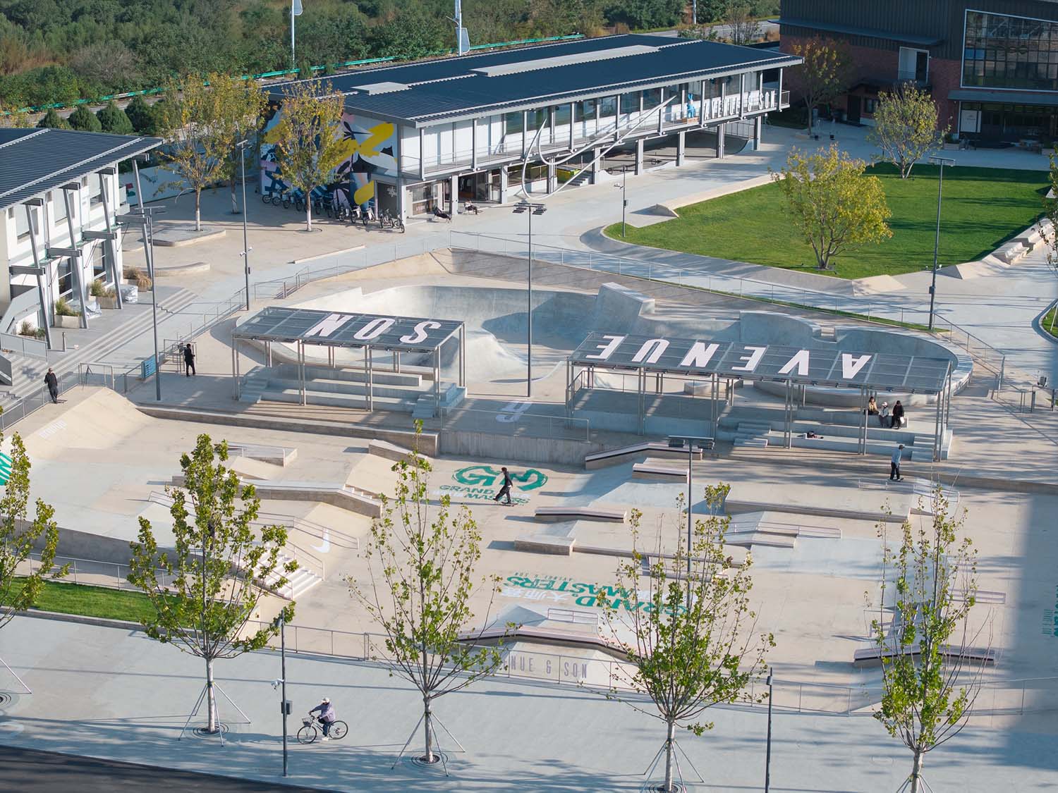 萬社設計,秦皇島,阿那亞,阿那亞北岸滑板公園,AVENUE & SON,滑板公園設計,滑板公園設計案例,滑板公園設計方案