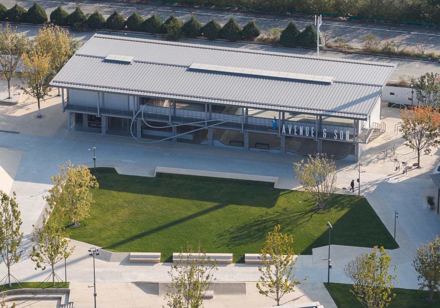 萬社設計,秦皇島,阿那亞,阿那亞北岸滑板公園,AVENUE & SON,滑板公園設計,滑板公園設計案例,滑板公園設計方案