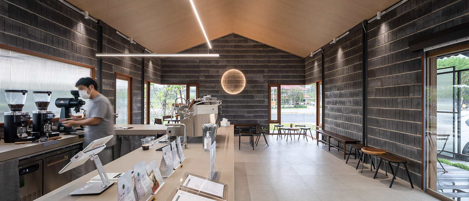 SA-ARD studio,咖啡廳設計,泰國,咖啡廳設計案例,咖啡廳設計方案,Rubber.er Cafe,極簡風格咖啡廳設計