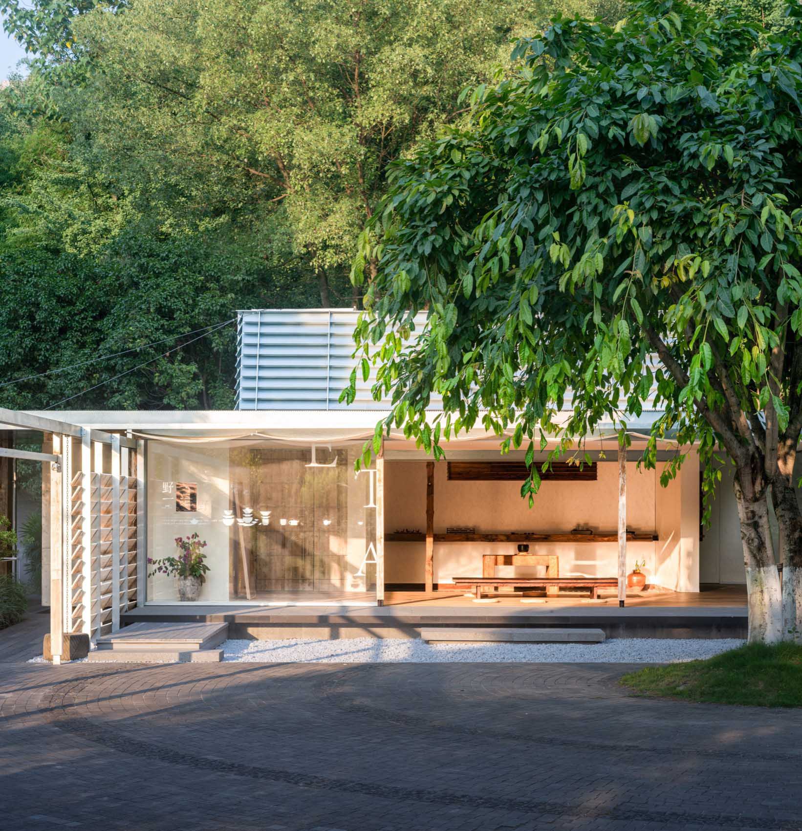 建築設計,公園茶室,戶外茶室設計,戶外茶室建築,茶室設計案例,茶室設計方案,重慶野一茶集Yeeii Tea,重慶,幾裏建築