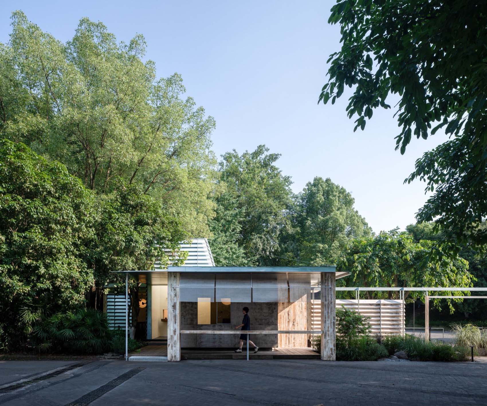 建築設計,公園茶室,戶外茶室設計,戶外茶室建築,茶室設計案例,茶室設計方案,重慶野一茶集Yeeii Tea,重慶,幾裏建築