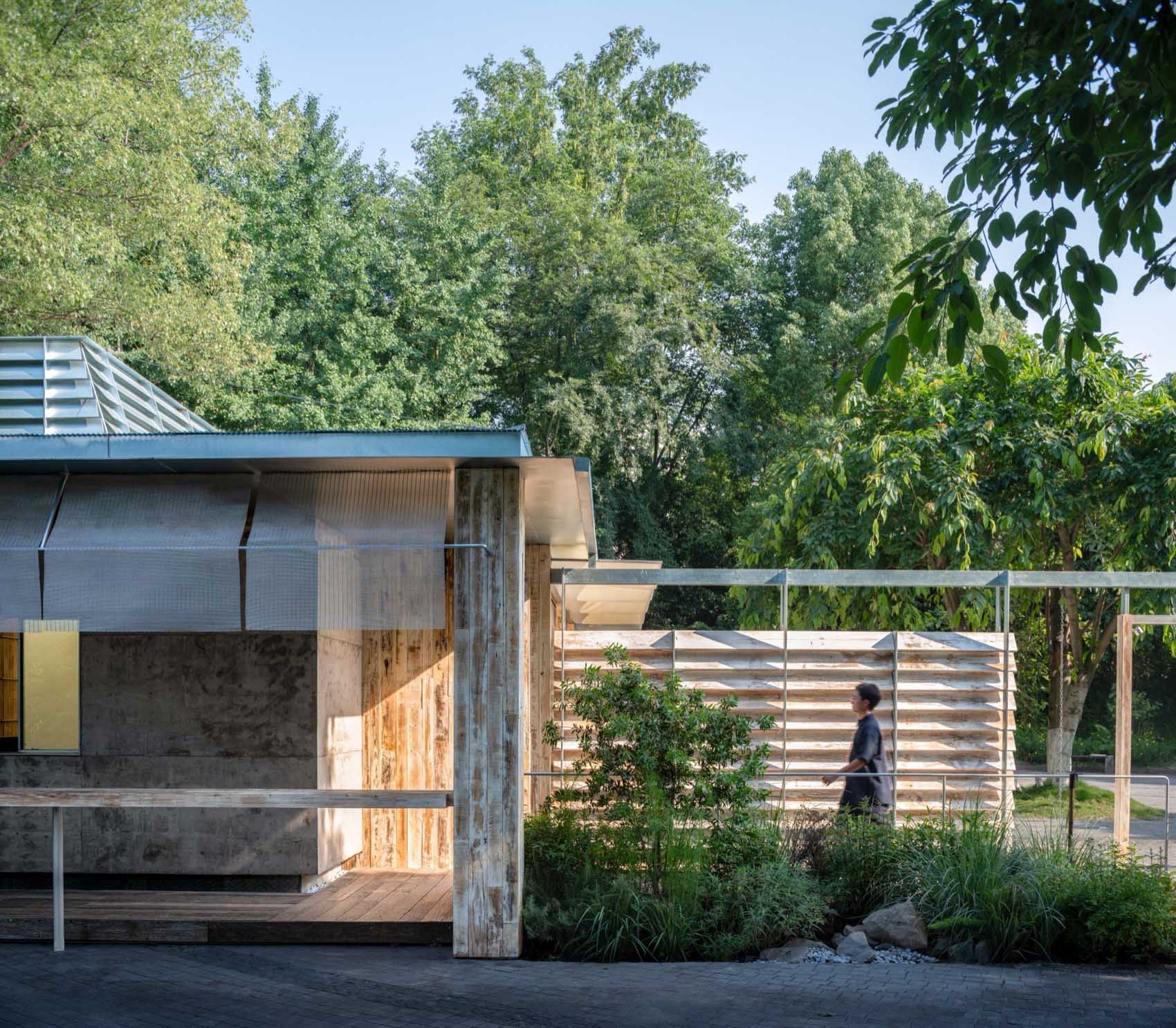 建築設計,公園茶室,戶外茶室設計,戶外茶室建築,茶室設計案例,茶室設計方案,重慶野一茶集Yeeii Tea,重慶,幾裏建築